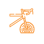 Group 49 graphic of biking