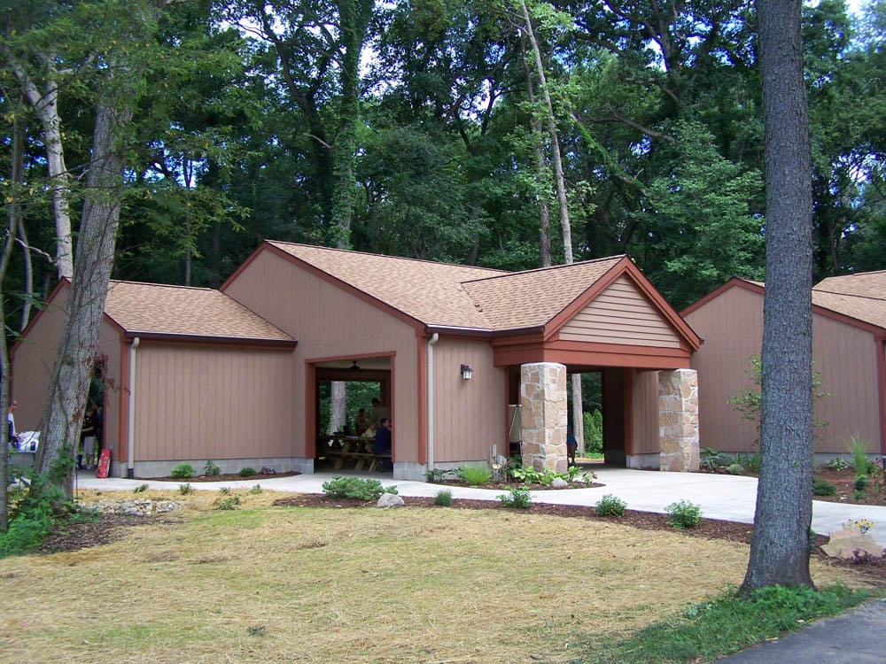 outside of picnic shelter