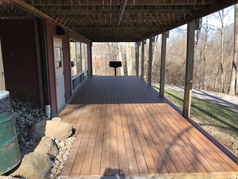 rental hall with grill